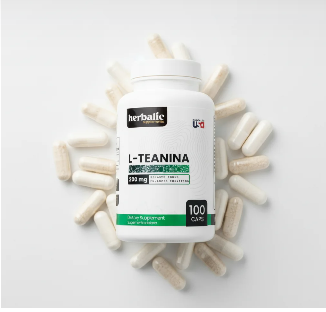 🧠 L-Teanina 200 mg → Claridad mental al instante (100 cápsulas – 3 meses de enfoque limpio)